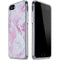 Blue and Purple Marble iPhone SE (2nd & 3rd Gen) Clear Case