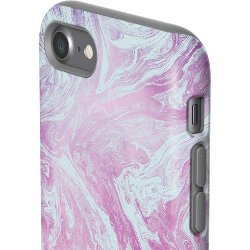 Blue and Purple Marble iPhone SE (2nd & 3rd Gen) Pro Case