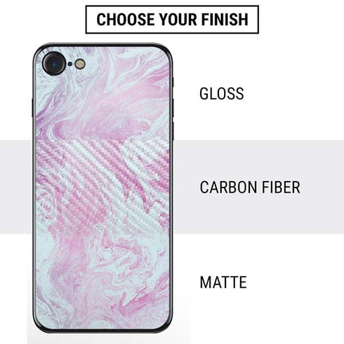 Blue and Purple Marble iPhone SE (2nd & 3rd Gen) Skin