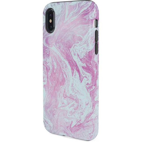 Blue and Purple Marble iPhone X Pro Case