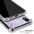 Blue and Purple Marble iPhone XR Clear Case