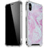 Blue and Purple Marble iPhone XS Max Clear Case