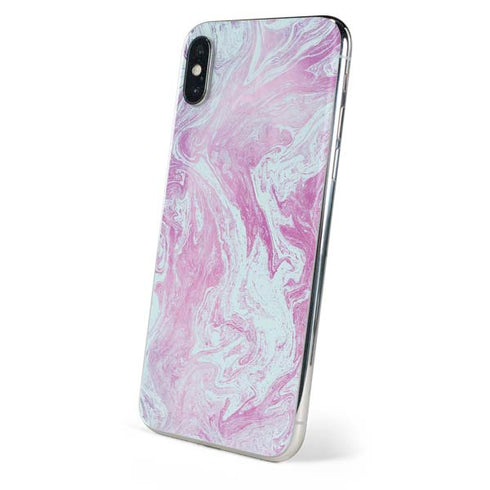 Blue and Purple Marble iPhone XS Max Skin