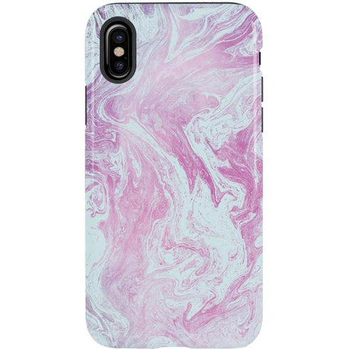 Blue and Purple Marble iPhone XS Pro Case