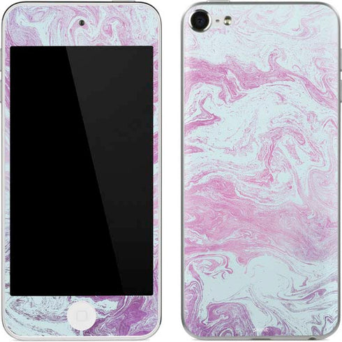 Blue and Purple Marble Apple iPod Skin