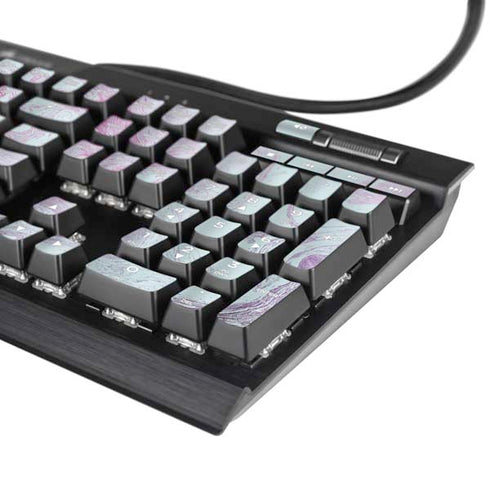 Blue and Purple Marble K95 RGB PLATINUM Mechanical Gaming Keyboard Skin