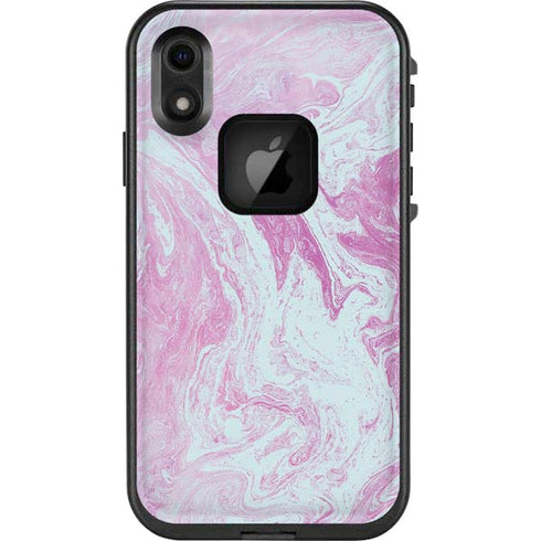Blue and Purple Marble LifeProof Fre iPhone Skin