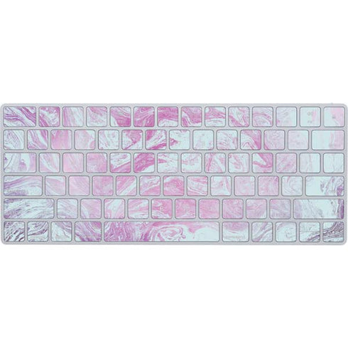 Blue and Purple Marble Magic Keyboard Skin