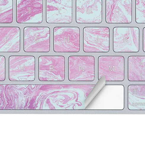 Blue and Purple Marble Magic Keyboard Skin