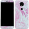 Blue and Purple Marble Moto E5 Plus Skin
