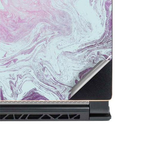 Blue and Purple Marble MSI GS65 Stealth Laptop Skin