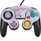 Blue and Purple Marble Nintendo GameCube Controller Skin