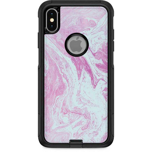 Blue and Purple Marble Otterbox Commuter iPhone Skin