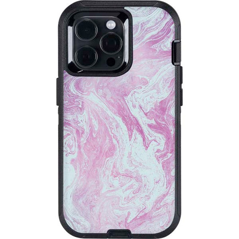 Blue and Purple Marble Otterbox Defender iPhone Skin