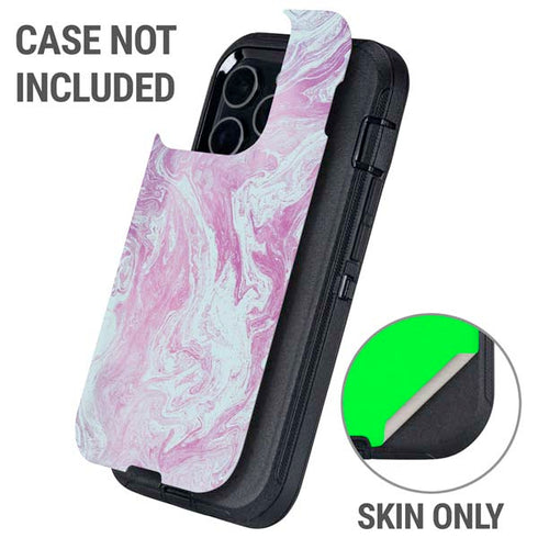 Blue and Purple Marble Otterbox Defender iPhone Skin