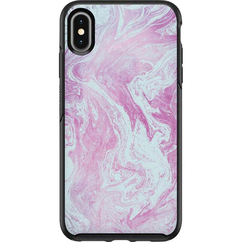 Blue and Purple Marble Otterbox Symmetry iPhone Skin