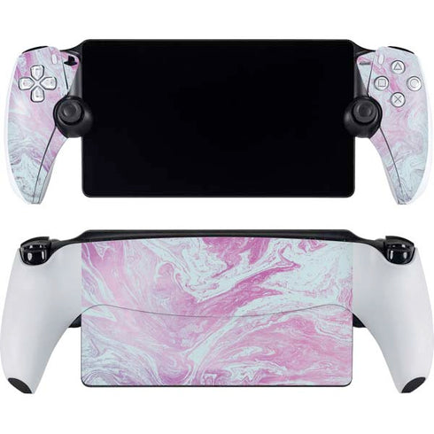 Blue and Purple Marble PlayStation Portal Remote Player Skin