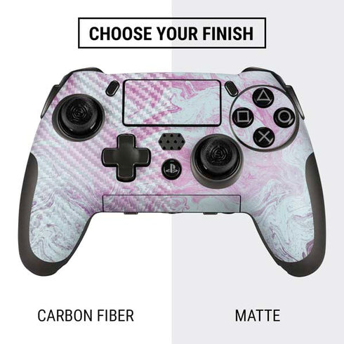 Blue and Purple Marble PlayStation Scuf Vantage 2 Controller Skin