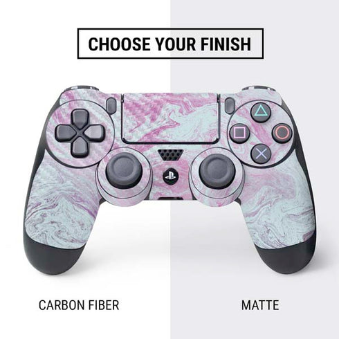 Blue and Purple Marble PS4 Controller Skin