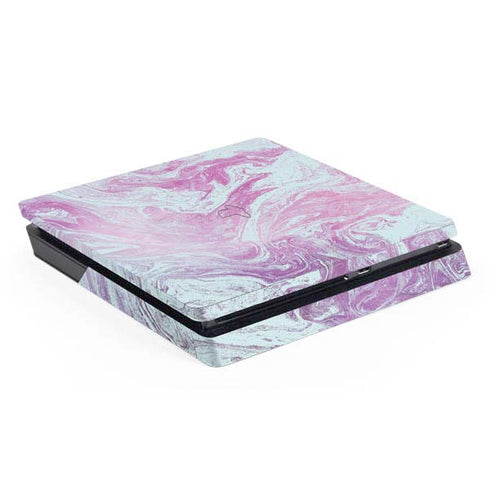 Blue and Purple Marble PS4 Slim Skin