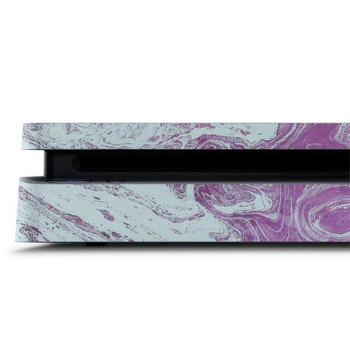 Blue and Purple Marble PS4 Slim Skin