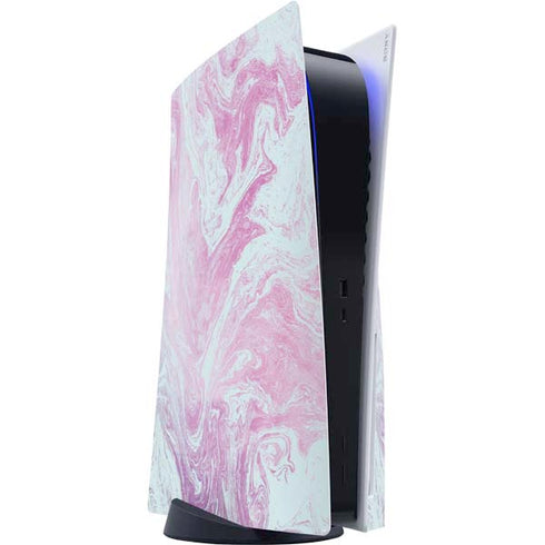 Blue and Purple Marble PS5 Console Skin