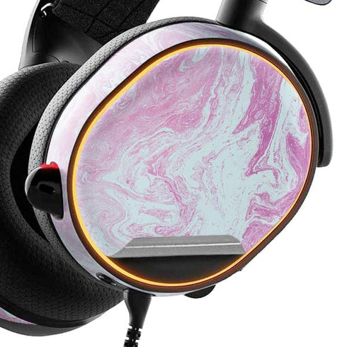 Blue and Purple Marble SteelSeries Arctis 3 Skin