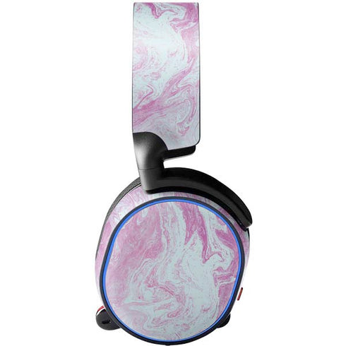 Blue and Purple Marble SteelSeries Arctis 5 Skin