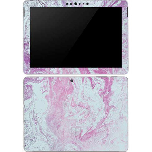 Blue and Purple Marble Surface Go Skin