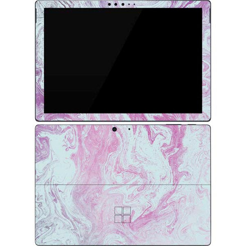Blue and Purple Marble Surface Pro 7 Skin