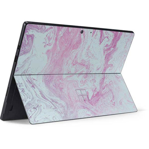 Blue and Purple Marble Surface Pro 7 Skin