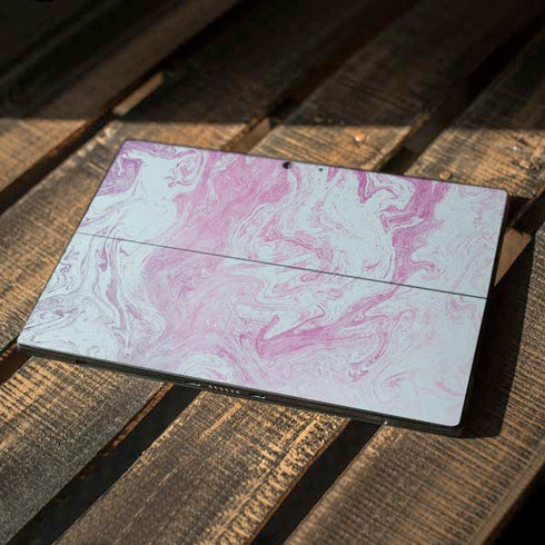 Blue and Purple Marble Surface Pro 7 Skin