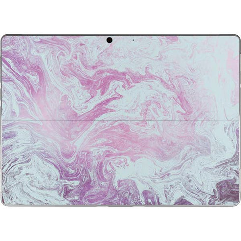Blue and Purple Marble Surface Pro 8 Skin