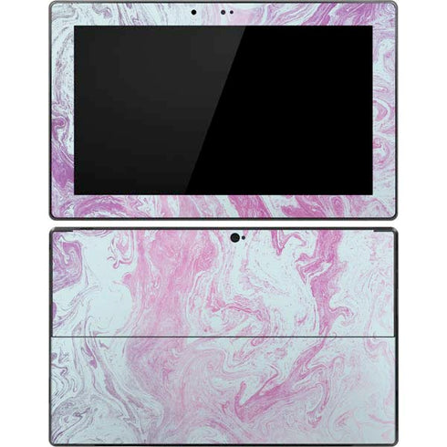 Blue and Purple Marble Surface Pro Tablet Skin