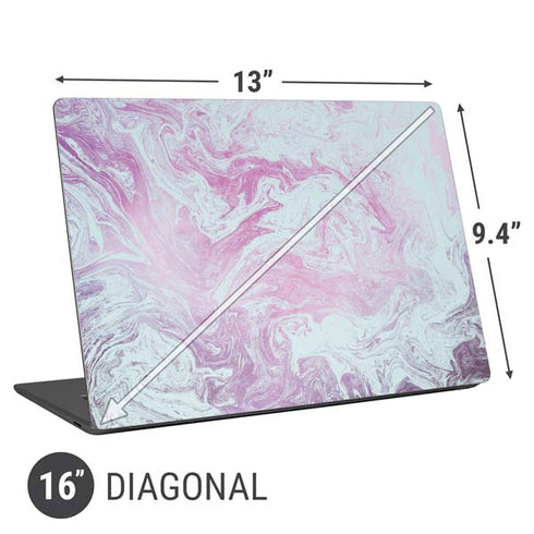 Blue and Purple Marble Universal Laptop 16in (13 x 9.4in) Skin