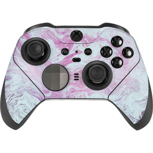 Blue and Purple Marble Xbox Elite Wireless Controller Series 2 Skin