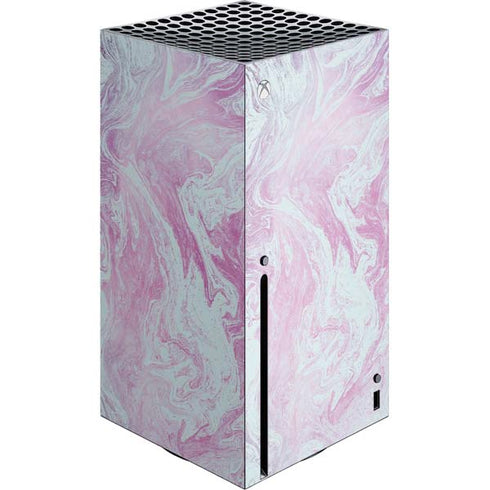 Blue and Purple Marble Xbox Series X Console Skin