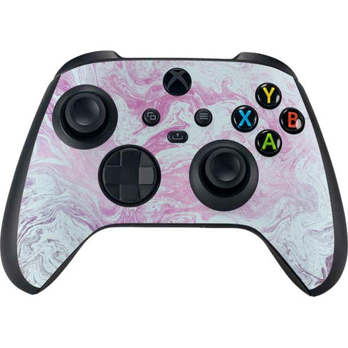 Blue and Purple Marble Xbox Series X Controller Skin