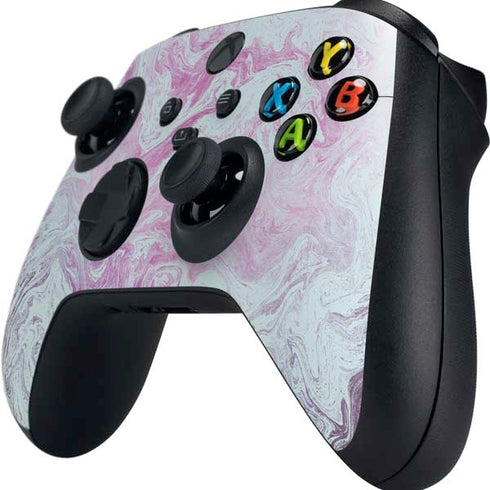 Blue and Purple Marble Xbox Series X Controller Skin