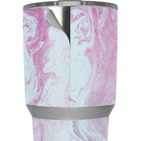 Blue and Purple Marble Yeti 30oz Rambler Tumbler Skin