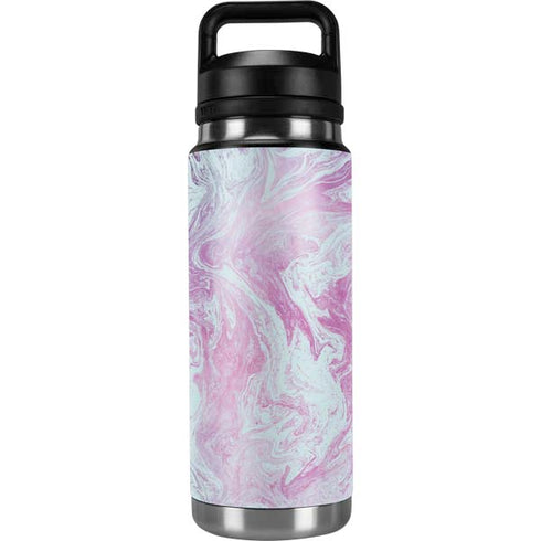Blue and Purple Marble YETI Rambler 26oz Bottle Skin