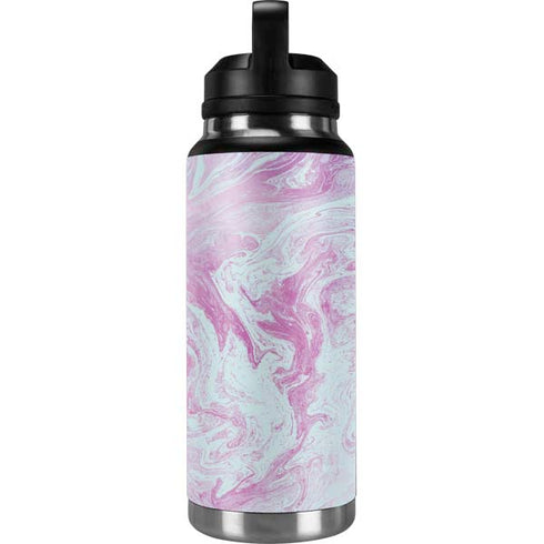 Blue and Purple Marble YETI Rambler 36oz Bottle Skin