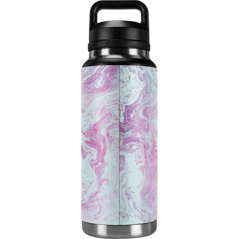 Blue and Purple Marble YETI Rambler 36oz Bottle Skin