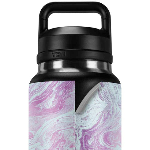 Blue and Purple Marble YETI Rambler 36oz Bottle Skin