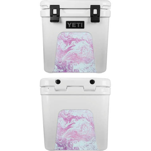 Blue and Purple Marble YETI Roadie 24 Hard Cooler Skin