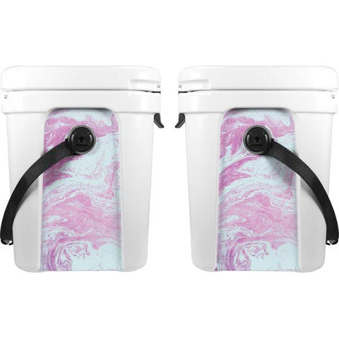 Blue and Purple Marble YETI Roadie 24 Hard Cooler Skin