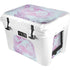 Blue and Purple Marble YETI Tundra 35 Hard Cooler Skin
