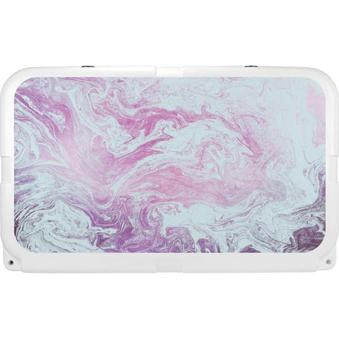 Blue and Purple Marble YETI Tundra 45 Hard Cooler Skin