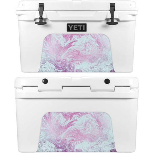 Blue and Purple Marble YETI Tundra 45 Hard Cooler Skin