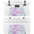 Blue and Purple Marble YETI Tundra 45 Hard Cooler Skin